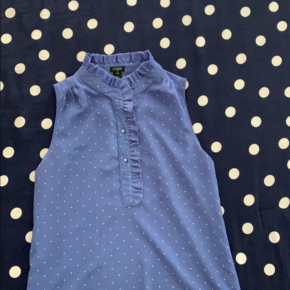 J. Crew polka dot tank